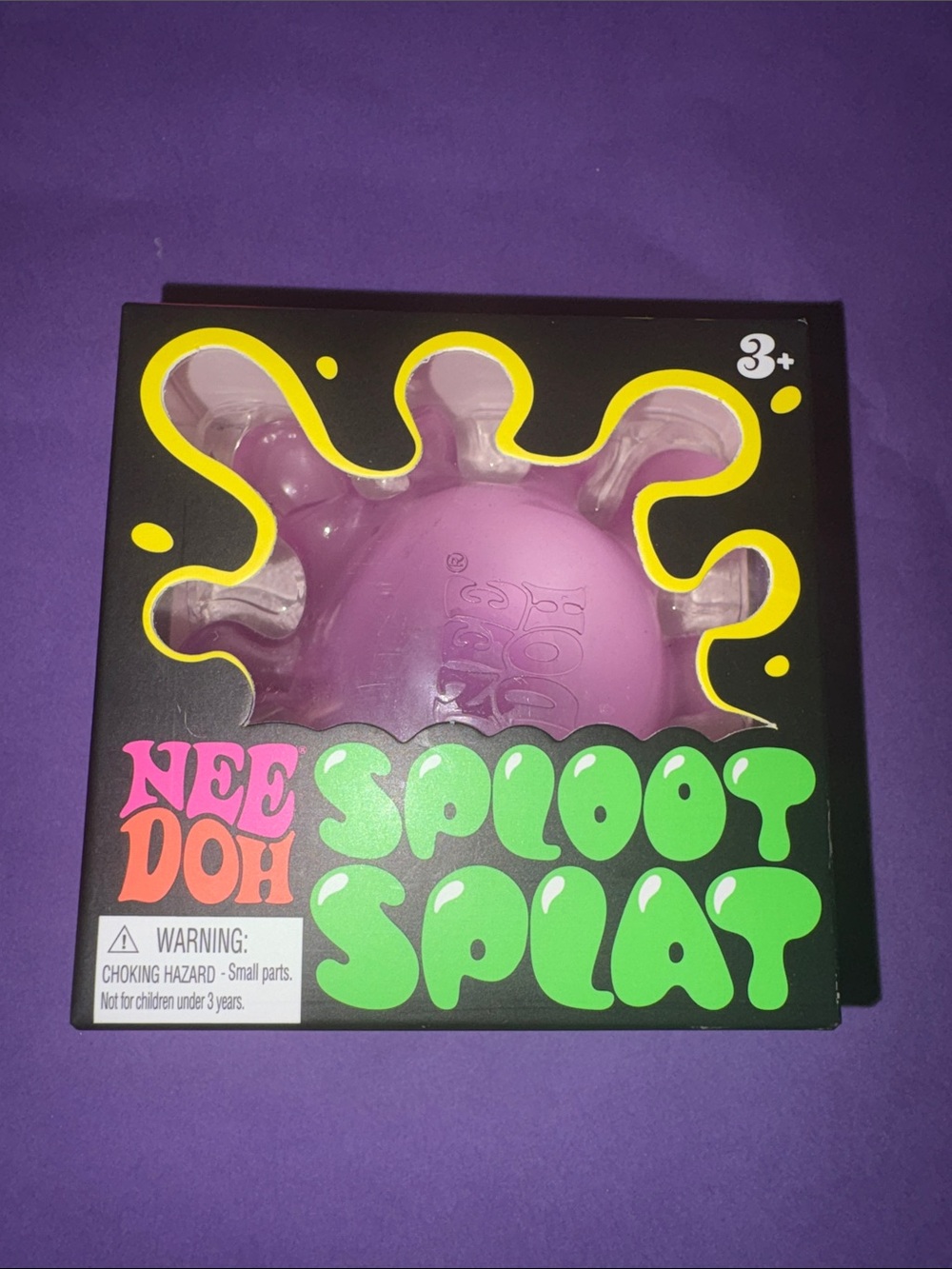 NeeDoh Sploot Splat Squishy Toy -Purple 🫟